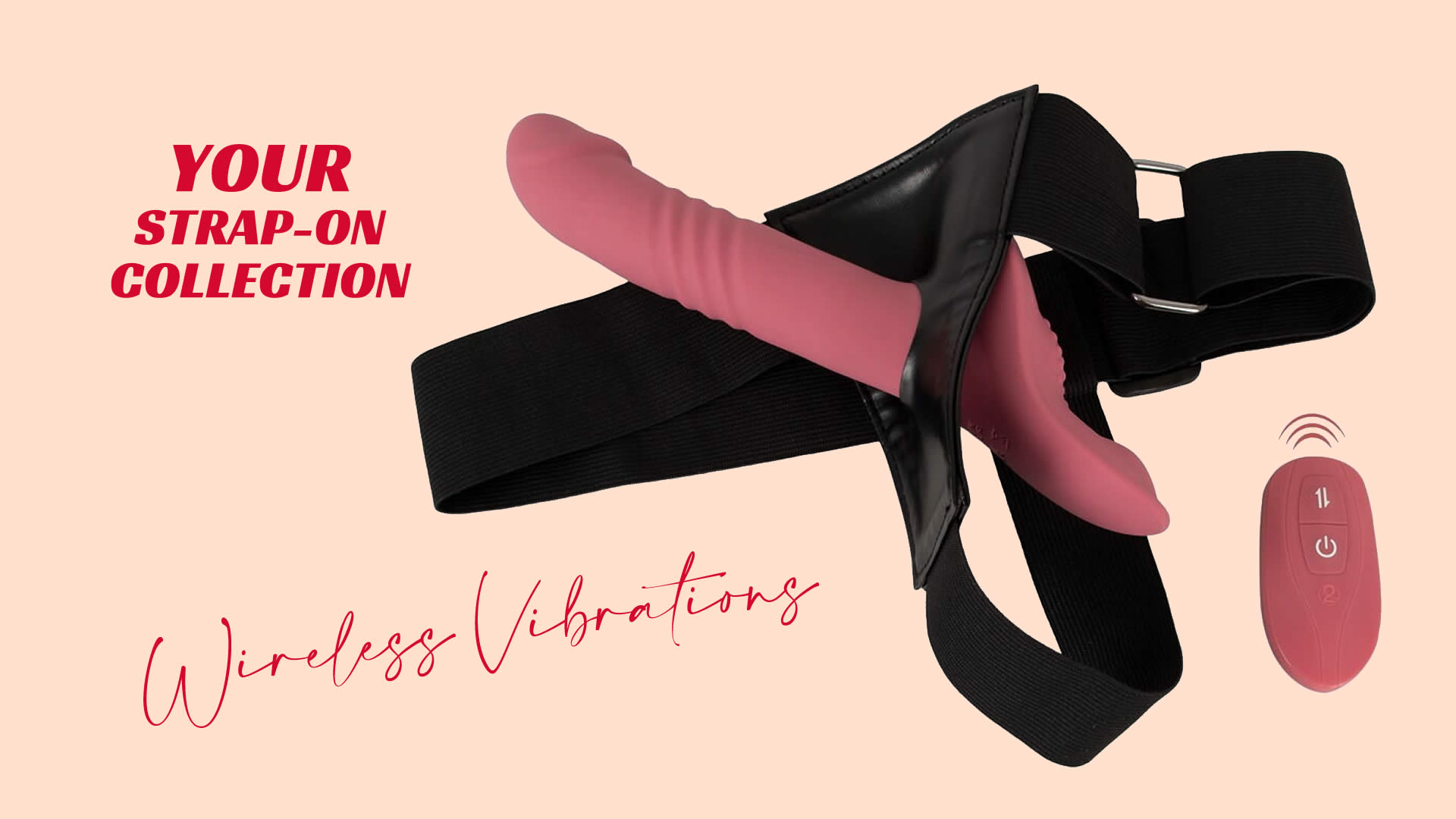 Your Strap-On Collection Sæt med Vibrator og Harness