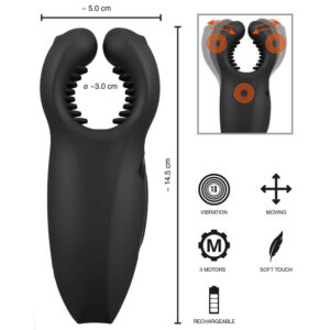 Rebel Man Wand Masturbator med Vibrator
