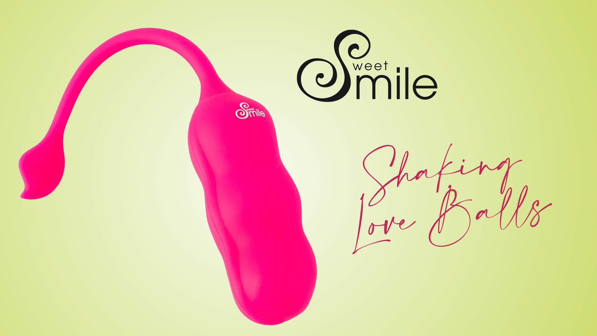 Sweet Smile Shaking Love Balls Bækkenbundskugler med Vibrator