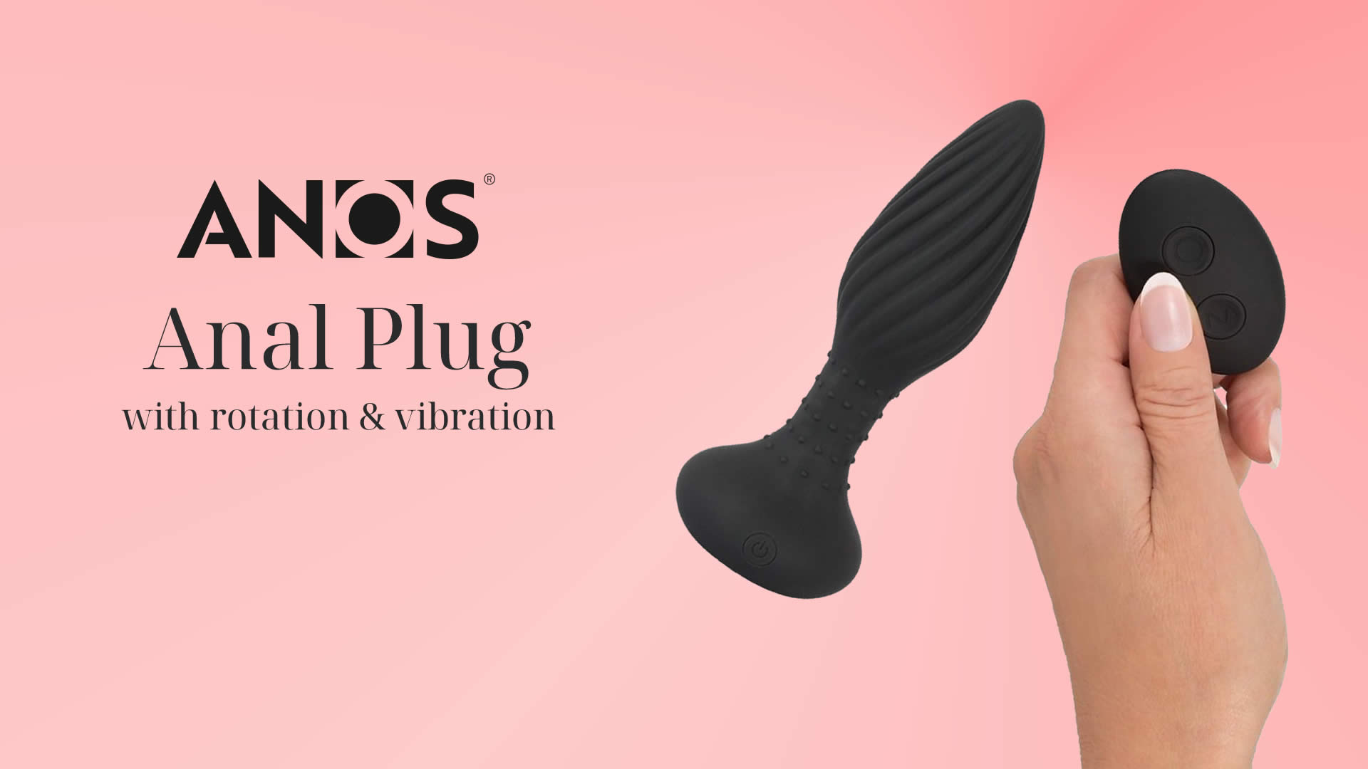 ANOS fjernbetjent anal plug