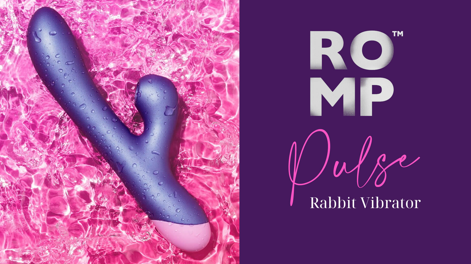 ROMP Pulse Rabbit Vibrator med Trykluftvibrator