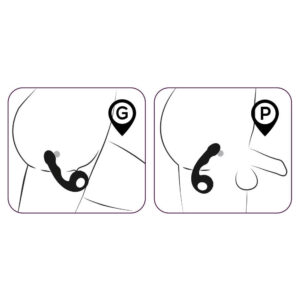 Black Velvets P og G-Punkt Vibrator
