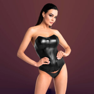 Noir Wetlook Corsage Orgia Mysteria