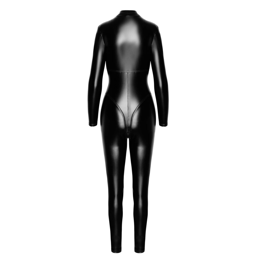 Noir Wetlook Jumpsuit Orgia Chimera
