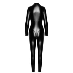 Noir Wetlook Jumpsuit Orgia Chimera