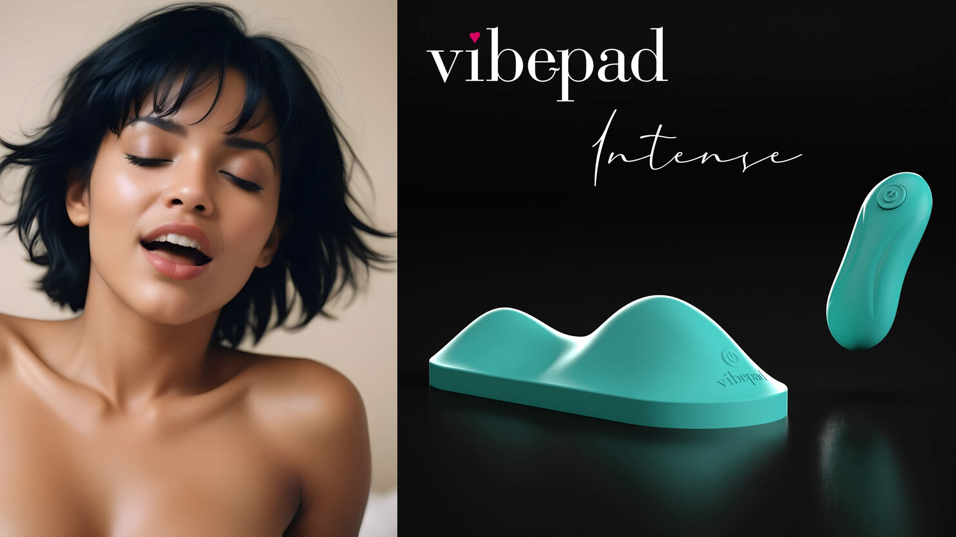 Vibepad Intense Vibropude til klitoris og anus med fjernbetjening