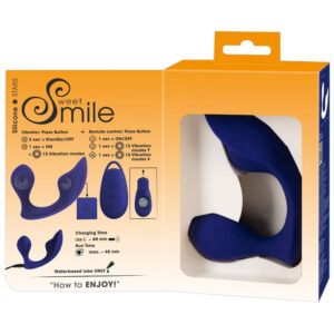 Sweet Smile Fjernbetjent Anal og Klitoris Trusse Vibrator