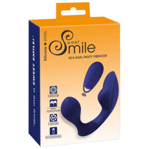 Sweet Smile Fjernbetjent Anal og Klitoris Trusse Vibrator