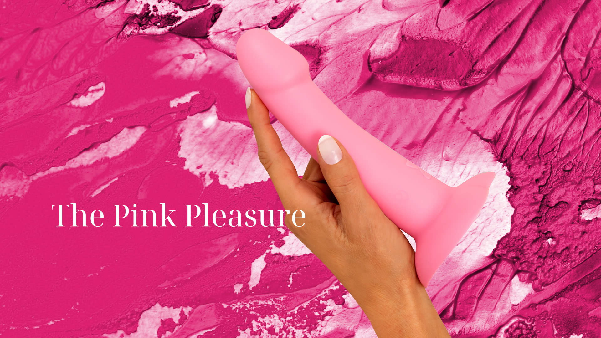 Heart Guy Pink Vibrator med Sugekop