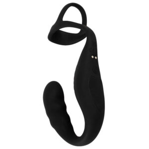 Rebel Penis Ring med Fjernbetjent Prostata Anal Plug