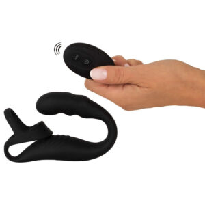 Rebel Penis Ring med Fjernbetjent Prostata Anal Plug