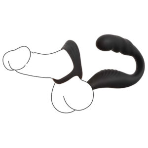 Rebel Penis Ring med Fjernbetjent Prostata Anal Plug