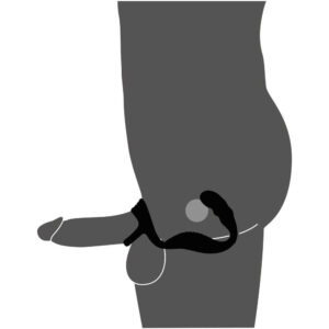 Rebel Penis Ring med Fjernbetjent Prostata Anal Plug