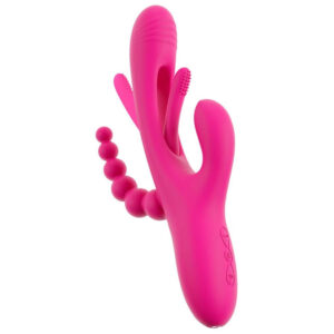 Sweet Smile Triple Vibrator med Flicking Tongue