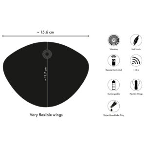 Fjernbetjent Masturbator og Lay-On Vibrator