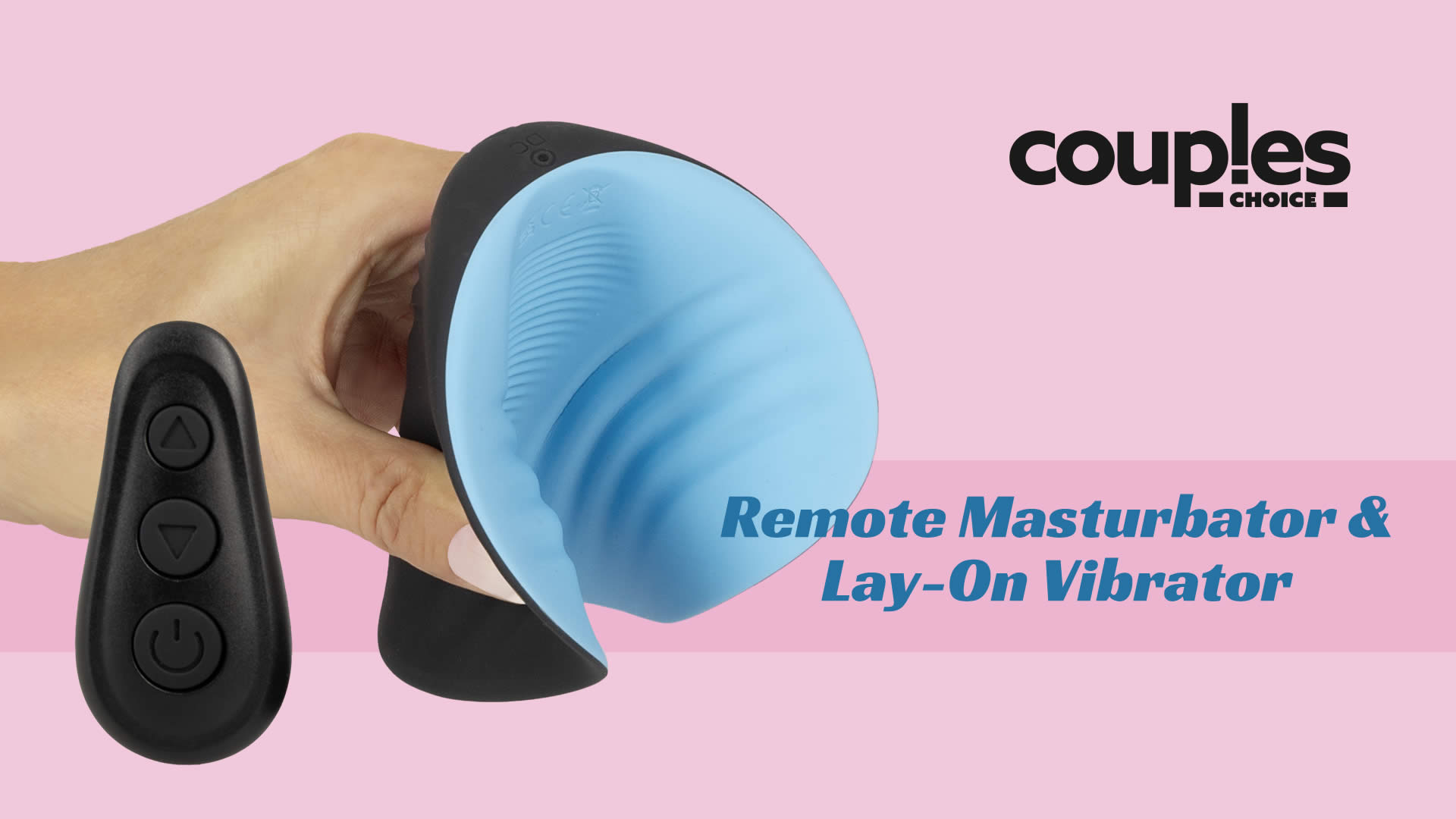 Fjernbetjent Masturbator og Lay-On Vibrator