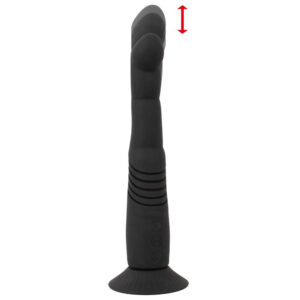 G-punkt og P-punkt Thrusting Vibrator med Stødefunktion