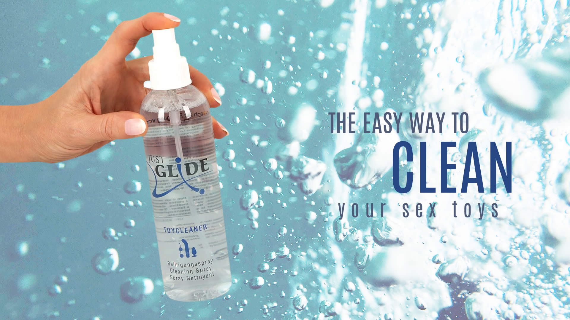 Just Glide Toycleaner - Rengøring til Sexlegetøj