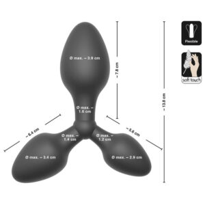 Black Velvets Training triple anal plug