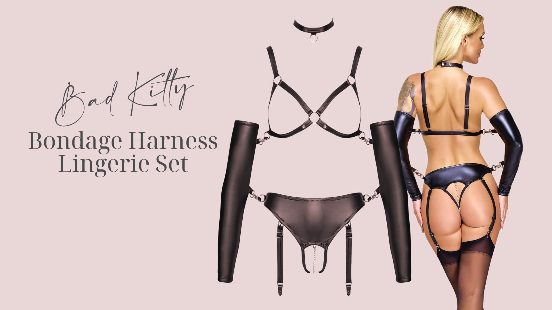 Bad Kitty Bondage Lingeri Harness
