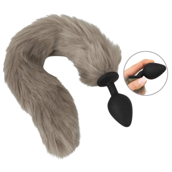 Fluffy Fox Tail Anal Plug med Hale