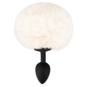 Fluffy Bunny Tail Anal Plug med Pompom