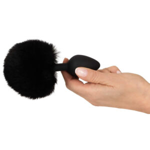 Fluffy Bunny Tail Anal Plug med Pompom