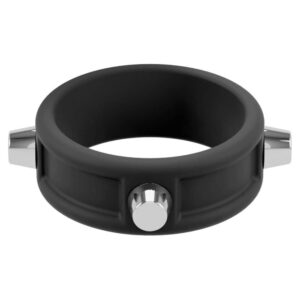 Rebel Mens Gear Cock Ring with Studs Penisring med Nitter