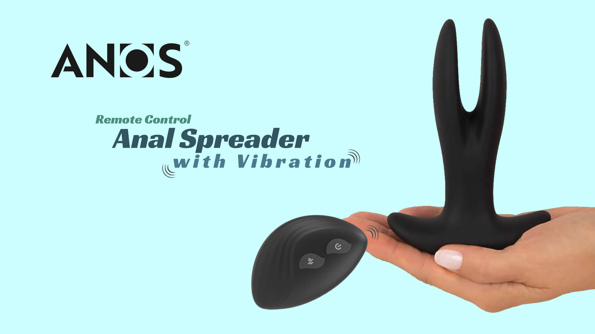 Anos Fjernbetjent Anal Spreader med Vibration