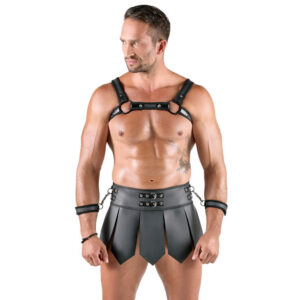 Gladiator Nederdel og Bryst Harness i Kostume Sæt