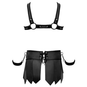 Gladiator Nederdel og Bryst Harness i Kostume Sæt