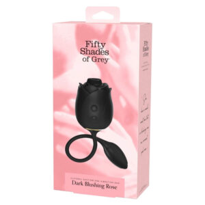 Fifty Shades Dark Blushing Rose Lufttryksvibrator og Vibrator Æg