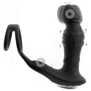 Rebel Mens Gear Fjernbetjent Prostata Vibrator Plug med Nikke-Funktion