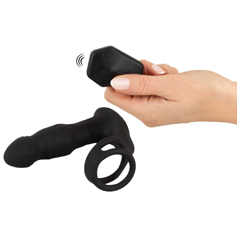 Rebel Mens Gear Fjernbetjent Prostata Vibrator Plug med Nikke-Funktion