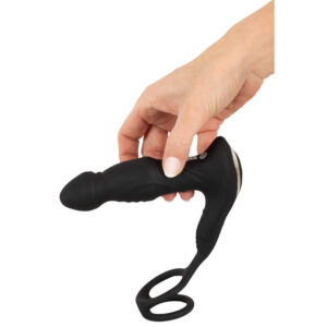 Rebel Mens Gear Fjernbetjent Prostata Vibrator Plug med Nikke-Funktion