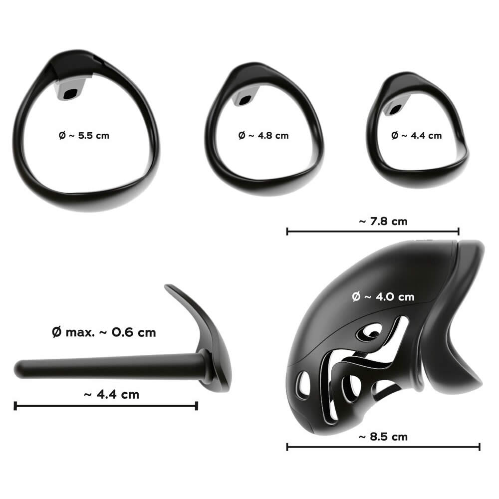 Penisbur i sort - Kyskhedsbæltet til Manden
