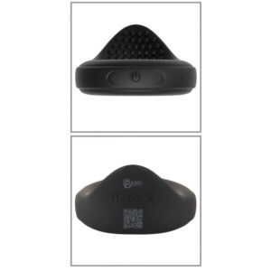 Rebel Mens Gear Testikel og Penisring med Vibrator