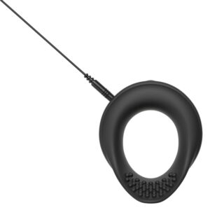 Rebel Mens Gear Testikel og Penisring med Vibrator