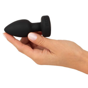 Anos Fjernbetjent Anal Plug med Vibrator og Lys