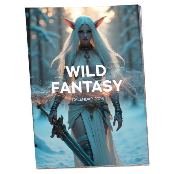 Pin-up Kalender Creatures 2026 - Fantasi Væsner