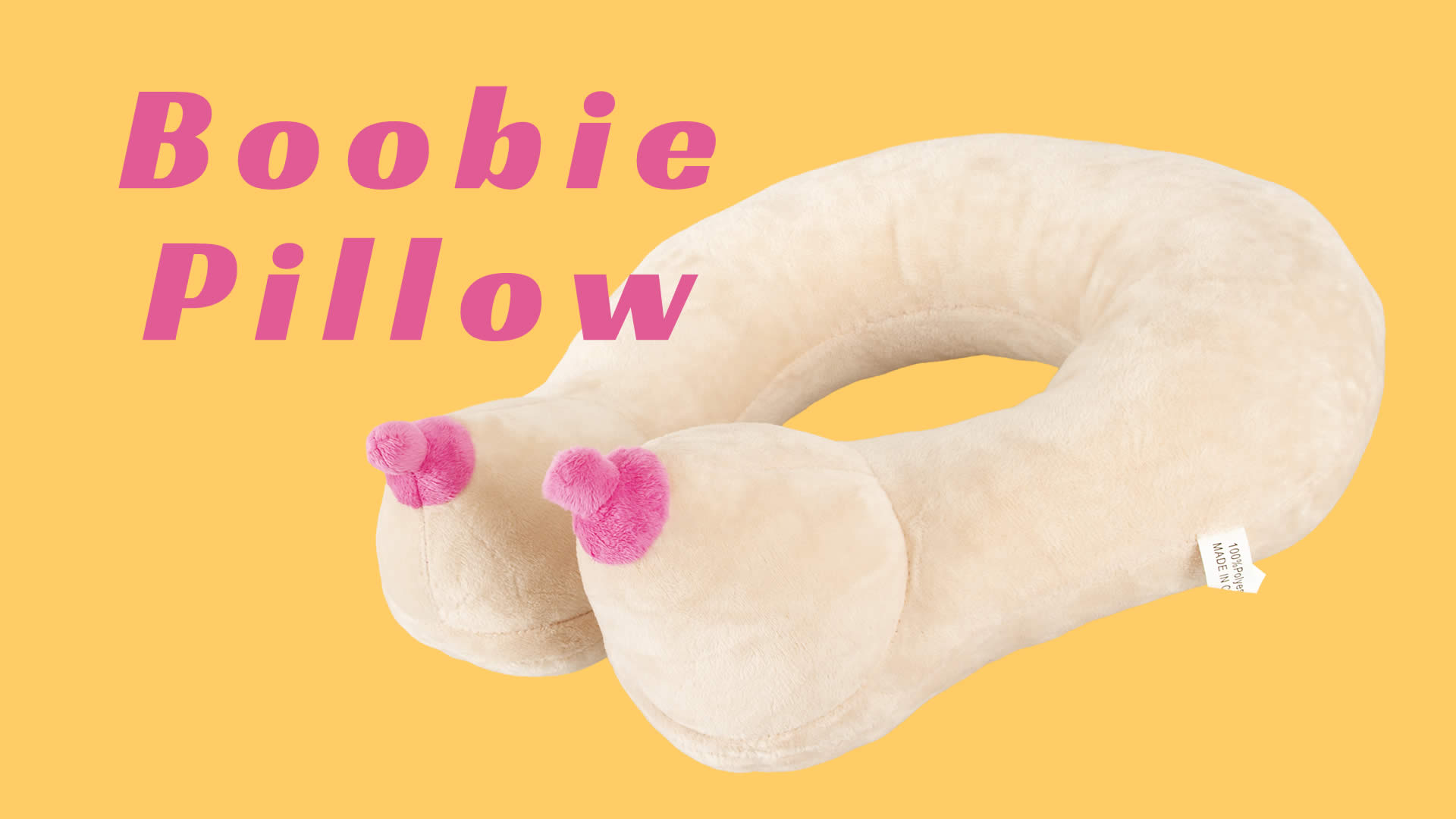 Nakkepude med Bryster U-Formet