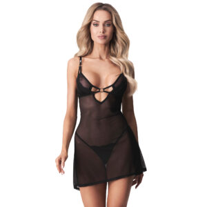 Alliane Negligé og Trusse Lingerisæt