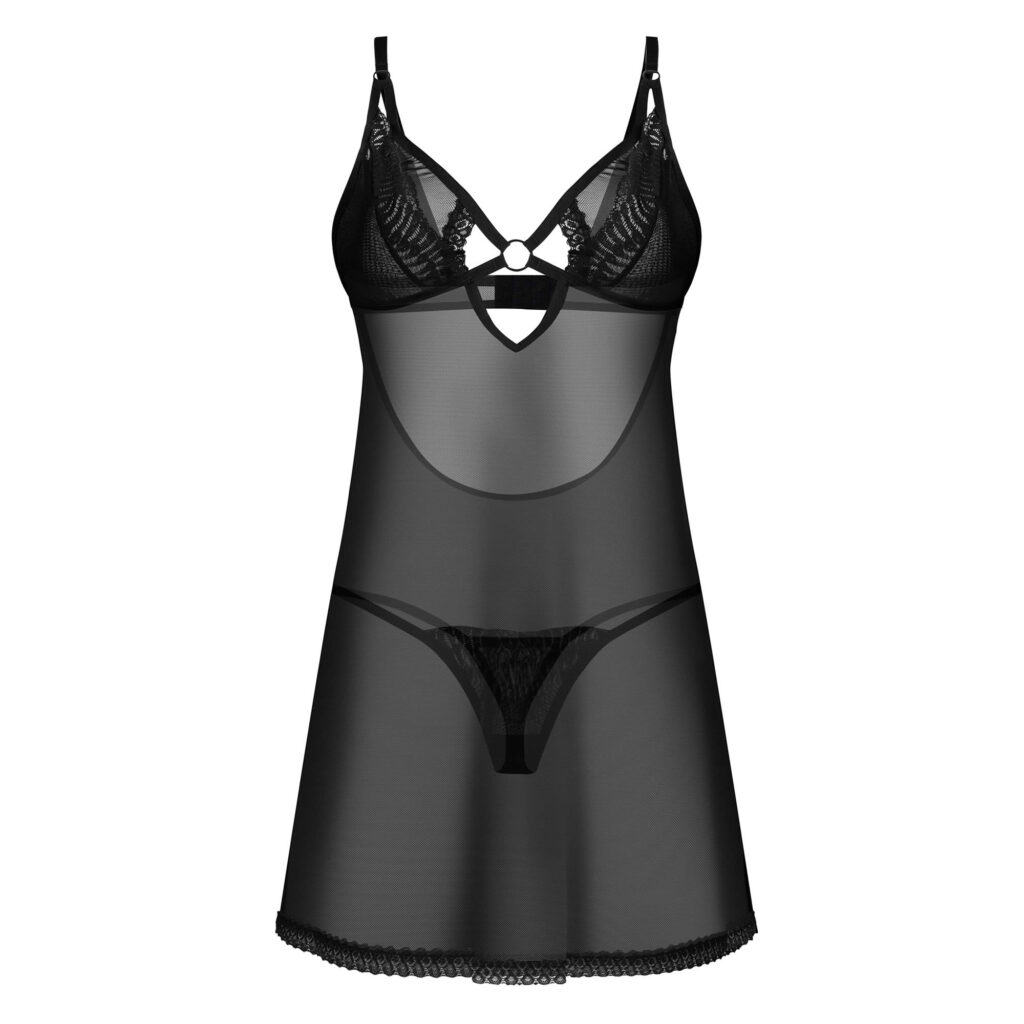 Alliane Negligé og Trusse Lingerisæt