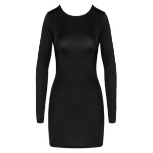 Sort Mini Kjole med Cut-Out på Ryggen