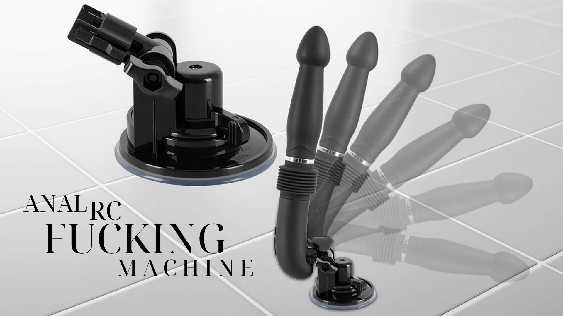 Anal Sexmaskine RC Fucking Machine Trådløs Vibrator med Stødefunktion