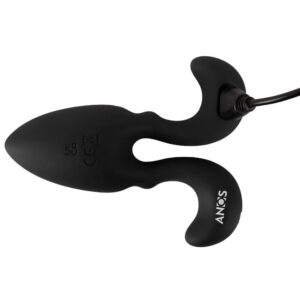 Anos Anal Plug med Vibrator, Fleksible Arme og Fjernbetjening