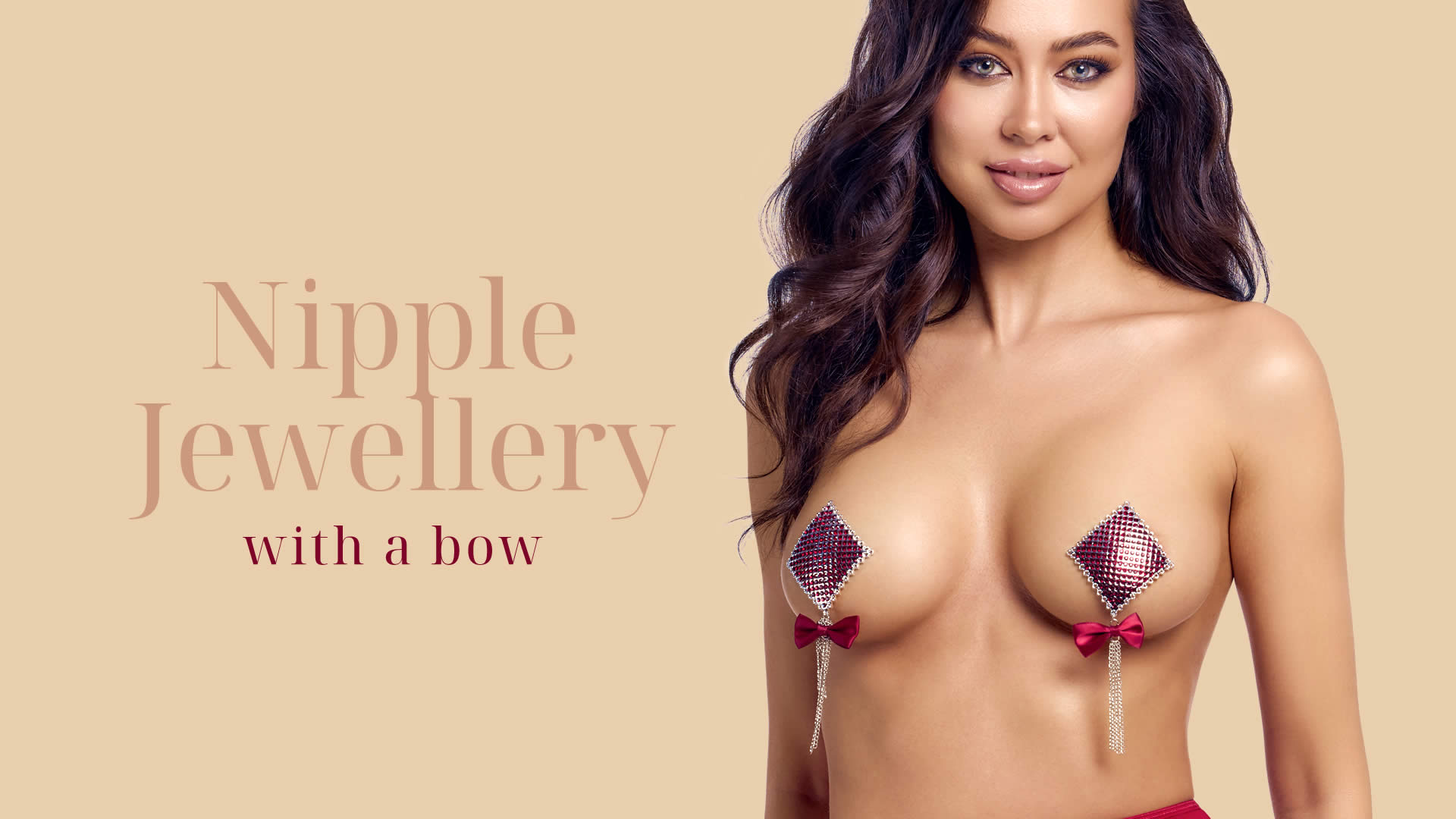 Nipple Sticker Smykke Sløjfe