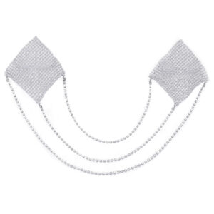 Nipple Sticker Square Sølv Smykke