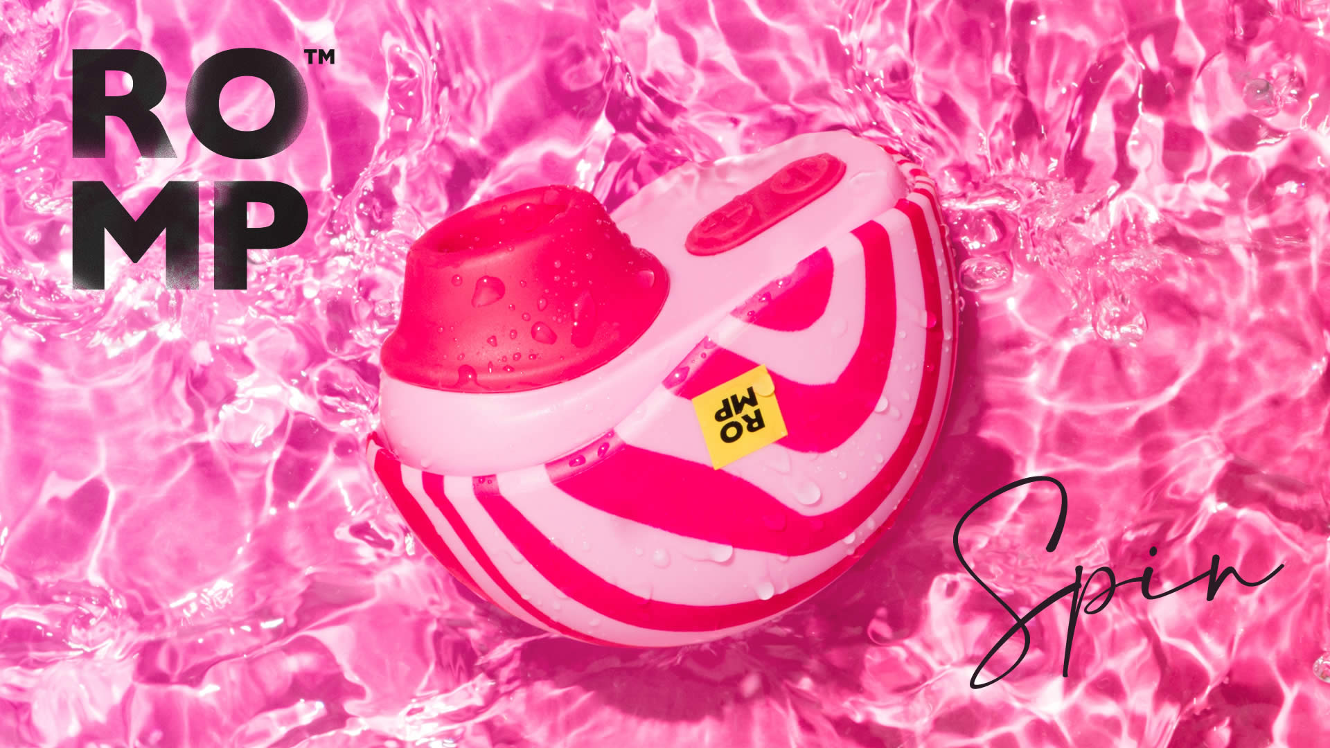 Romp Spin Lufttryksvibrator og Klitoris Stimulator