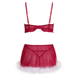 X-mas BH, Nederdel og Trusse Julelingeri Sæt